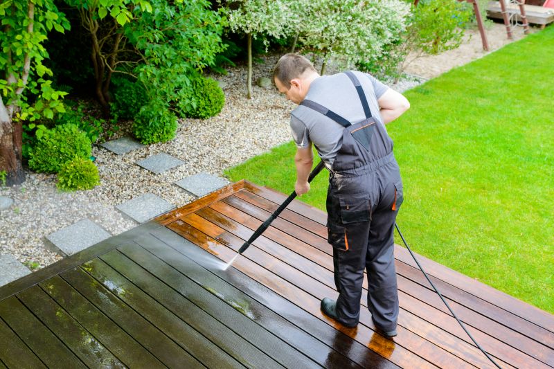Professional deck cleaning in Brentwood
