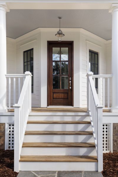 Stoop Railing Installation in Brentwood