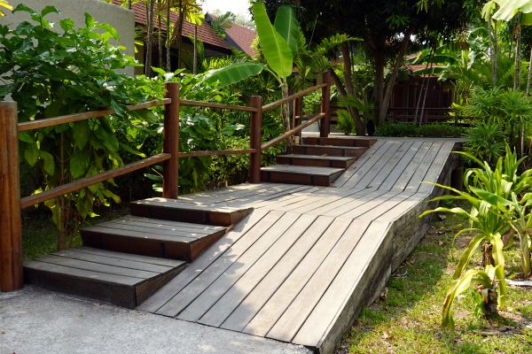 Wood Ramp Installation in Brentwood