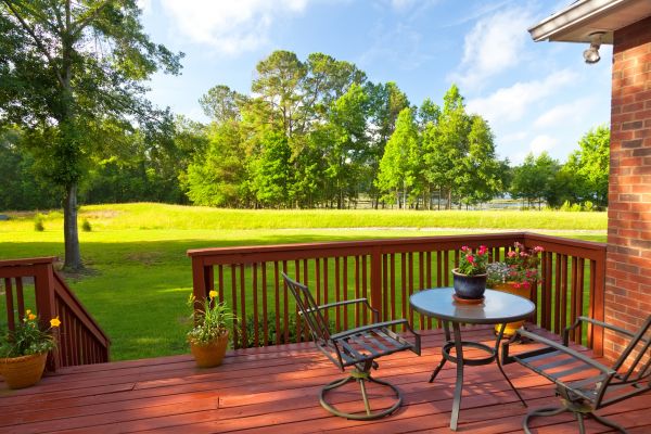 Redwood Deck Installation in Brentwood