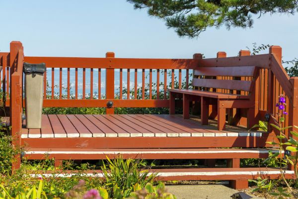 Redwood Deck Construction in Brentwood